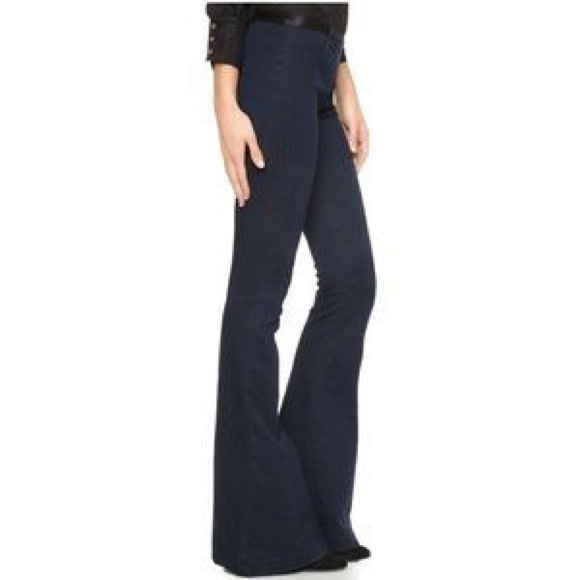 flare leg pull on jeans